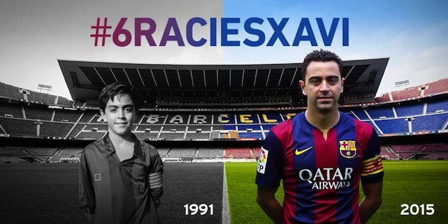 Xavi now and then